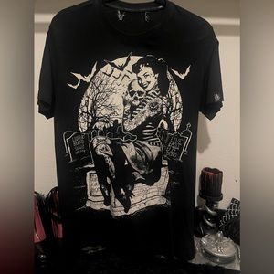 Goth Pinup Girl T-shirt